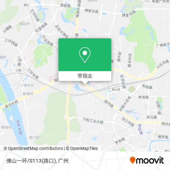 佛山一环/S113(路口)地图