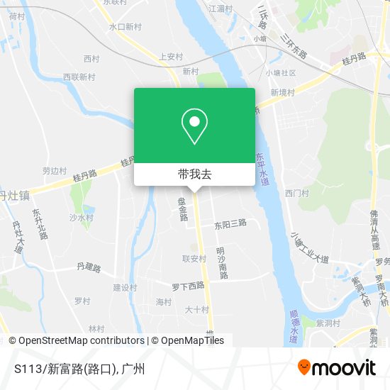 S113/新富路(路口)地图