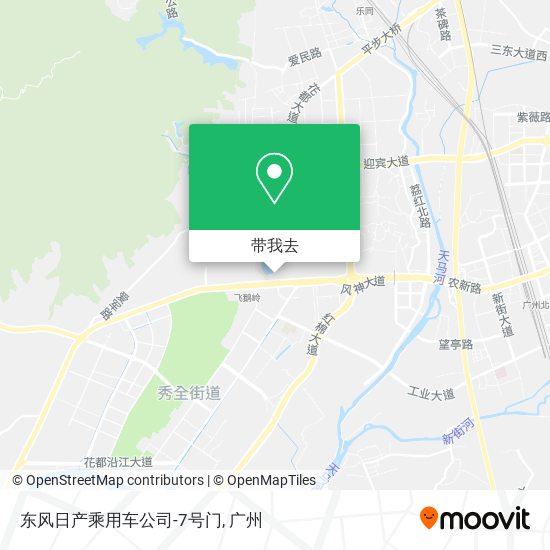 东风日产乘用车公司-7号门地图