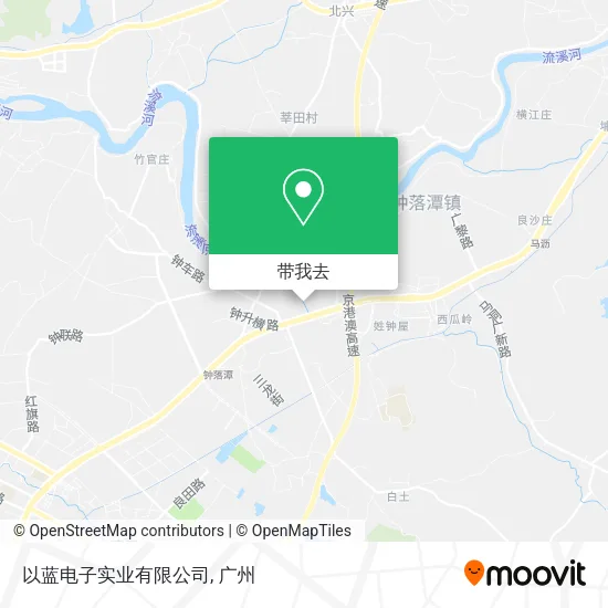 以蓝电子实业有限公司地图
