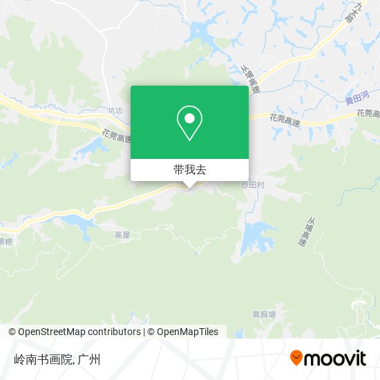岭南书画院地图