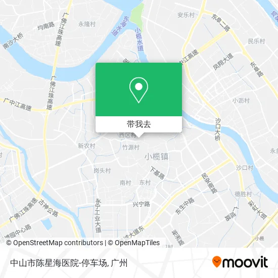 中山市陈星海医院-停车场地图