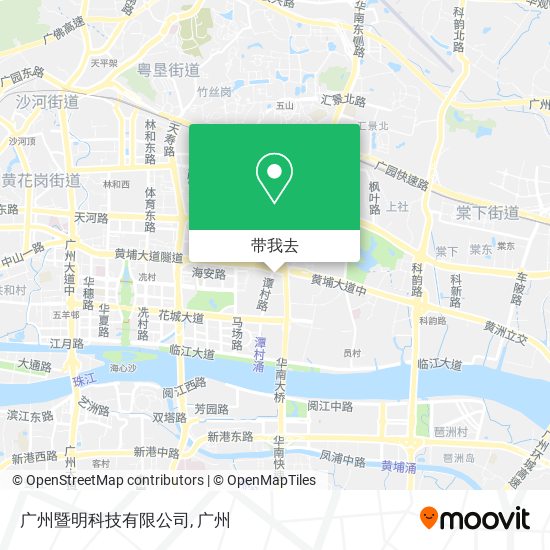 广州暨明科技有限公司地图