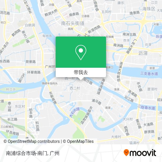 南浦综合市场-南门地图
