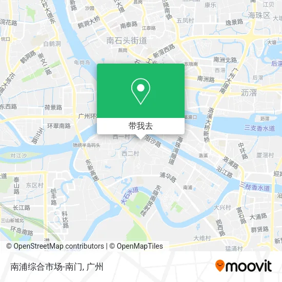 南浦综合市场-南门地图