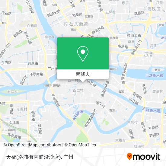 天福(洛浦街南浦沿沙店)地图