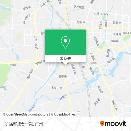 祈福辉煌台一期地图