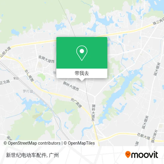 新世纪电动车配件地图