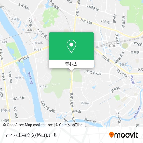Y147/上柏立交(路口)地图