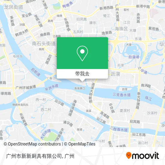 广州市新新厨具有限公司地图