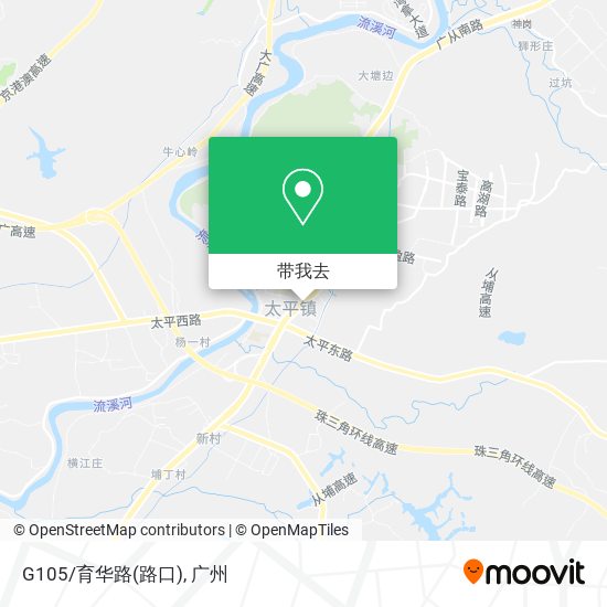 G105/育华路(路口)地图