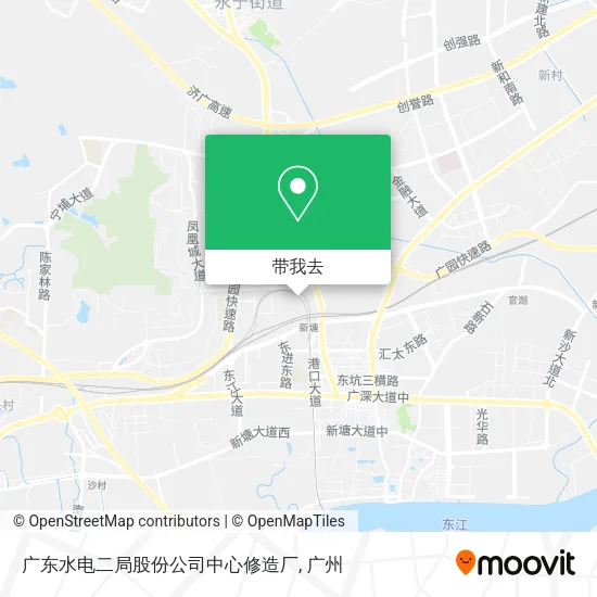 广东水电二局股份公司中心修造厂地图