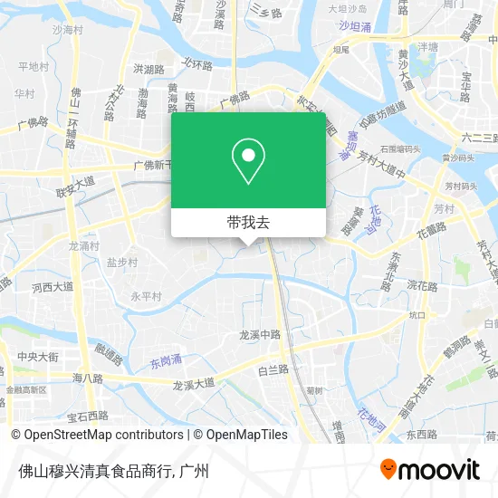 佛山穆兴清真食品商行地图