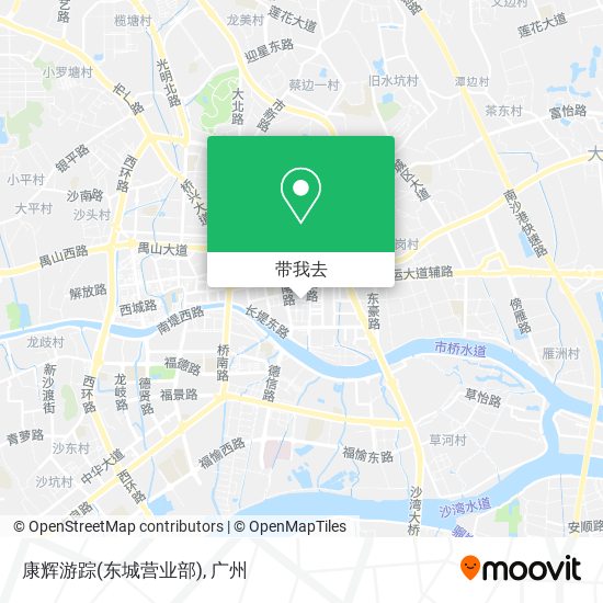 康辉游踪(东城营业部)地图