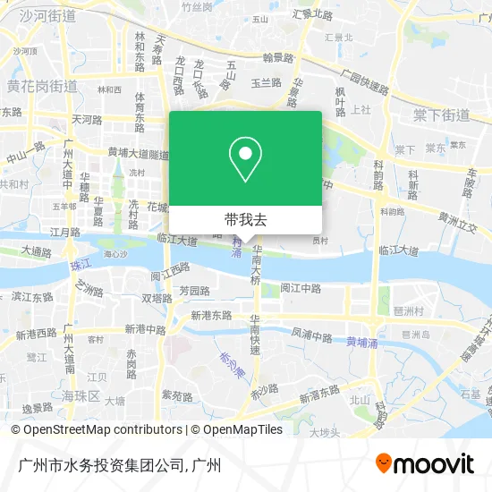 广州市水务投资集团公司地图