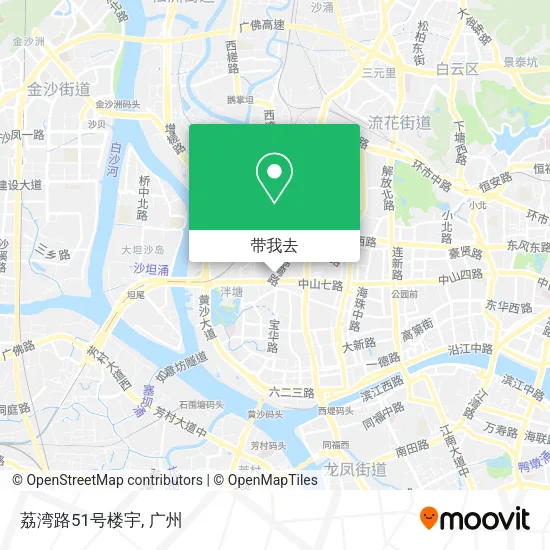 荔湾路51号楼宇地图