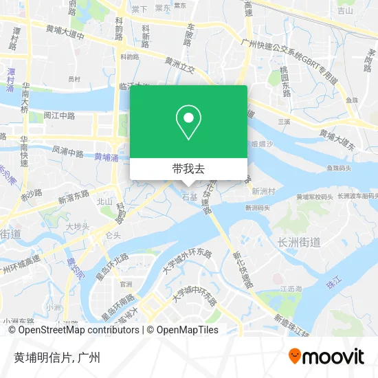 黄埔明信片地图