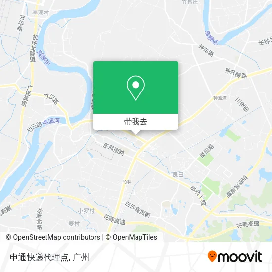 申通快递代理点地图