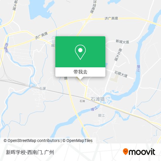 新晖学校-西南门地图