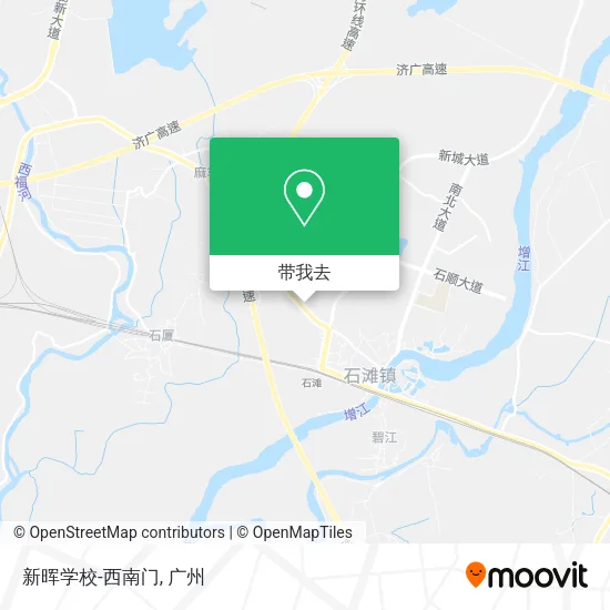 新晖学校-西南门地图