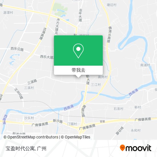 宝盈时代公寓地图