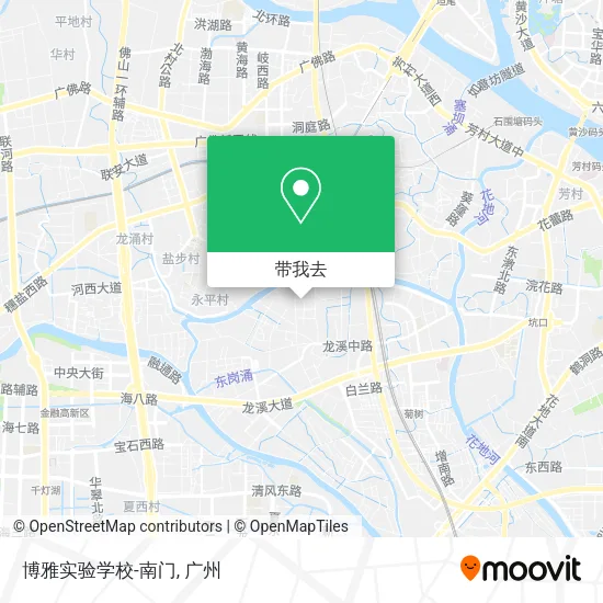 博雅实验学校-南门地图