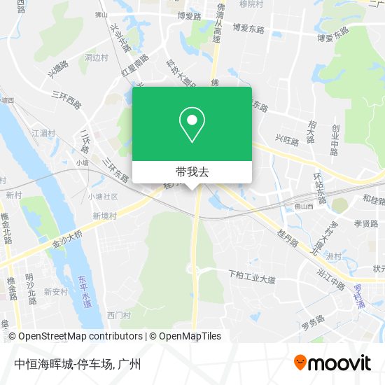 中恒海晖城-停车场地图