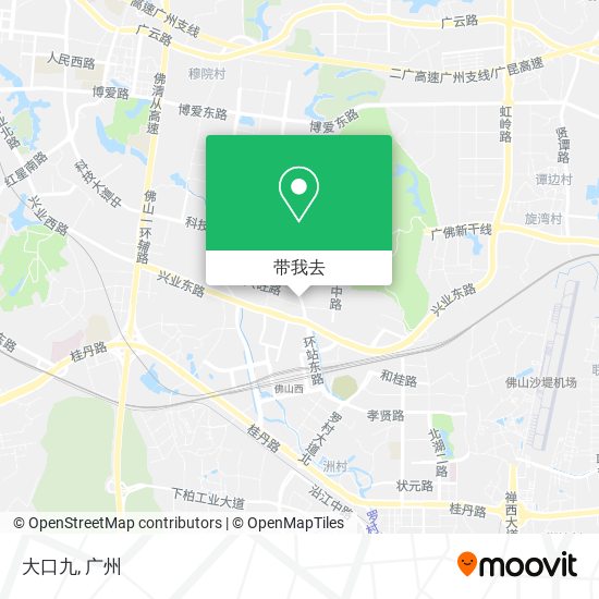大口九地图