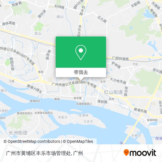 广州市黄埔区丰乐市场管理处地图