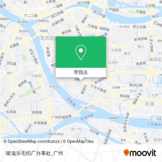 唛滋乐毛织厂办事处地图