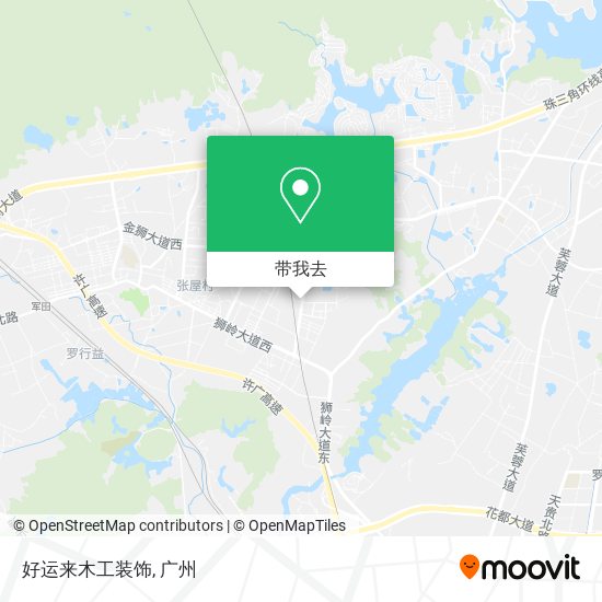 好运来木工装饰地图