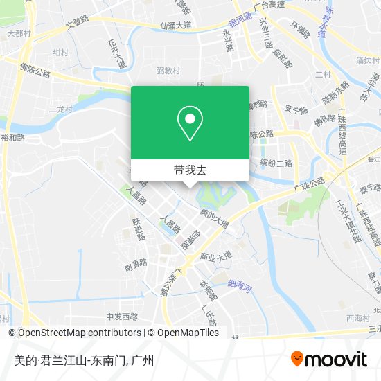 美的·君兰江山-东南门地图