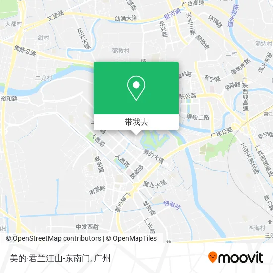 美的·君兰江山-东南门地图