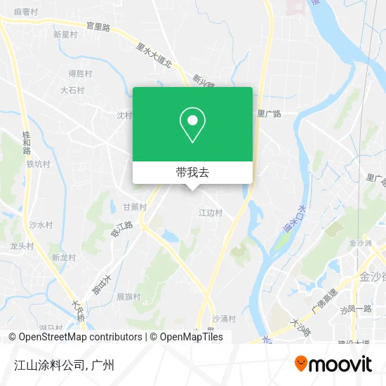 江山涂料公司地图