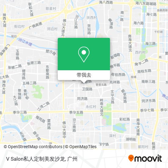 V Salon私人定制美发沙龙地图