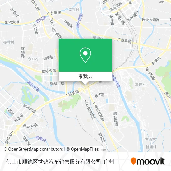 佛山市顺德区世锦汽车销售服务有限公司地图