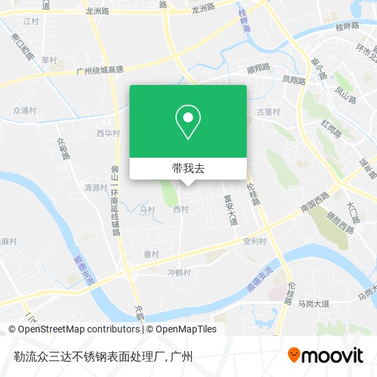 勒流众三达不锈钢表面处理厂地图