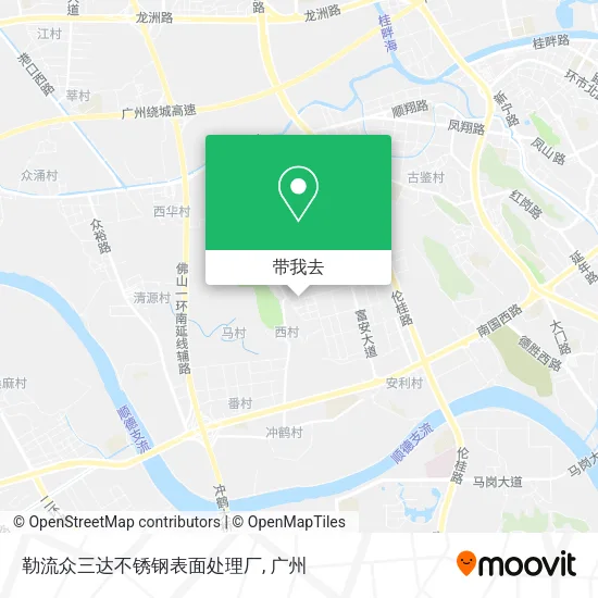 勒流众三达不锈钢表面处理厂地图