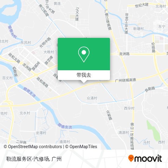 勒流服务区-汽修场地图
