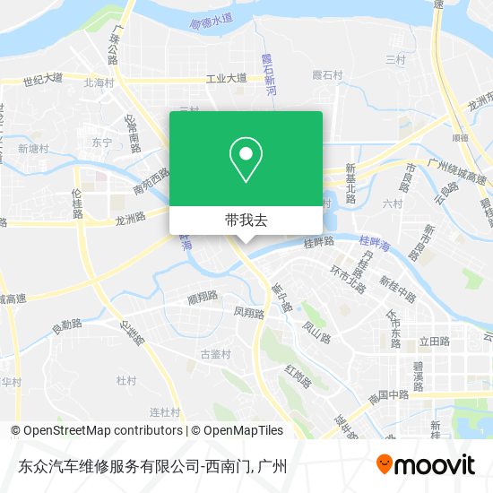 东众汽车维修服务有限公司-西南门地图