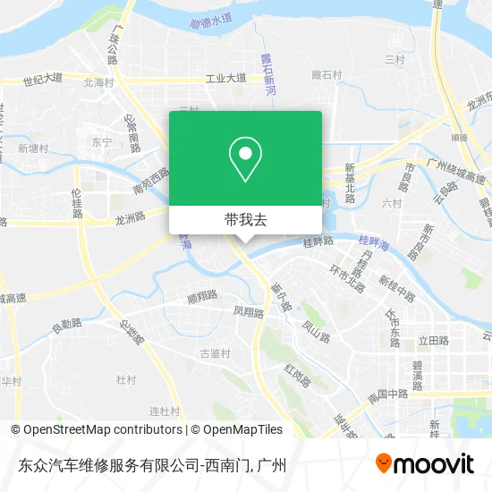 东众汽车维修服务有限公司-西南门地图