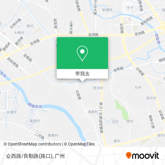 众西路/良勒路(路口)地图