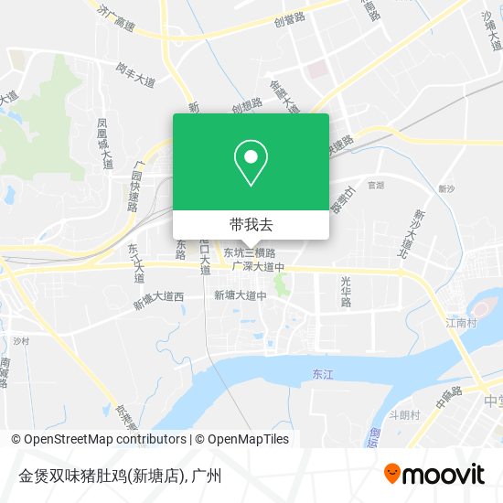 金煲双味猪肚鸡(新塘店)地图
