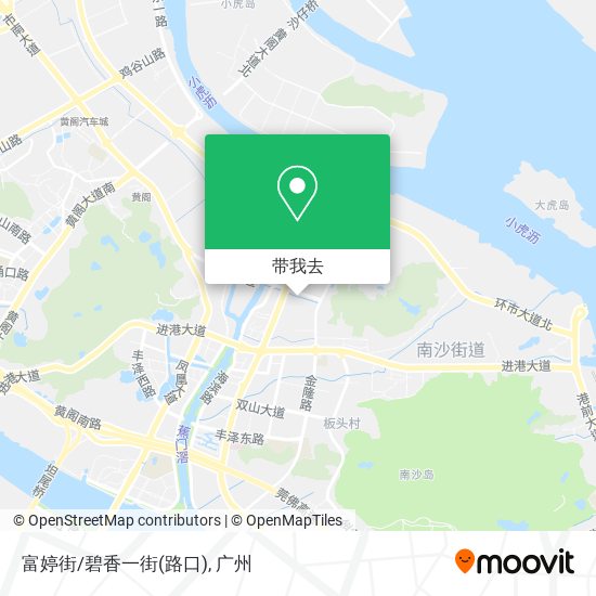 富婷街/碧香一街(路口)地图
