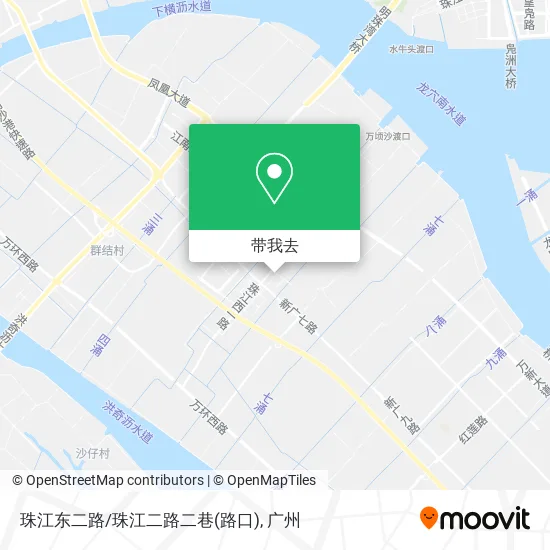 珠江东二路/珠江二路二巷(路口)地图