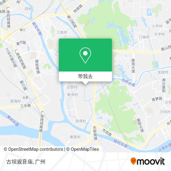 古坝观音庙地图