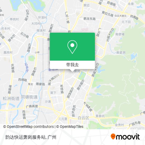韵达快运萧岗服务站地图