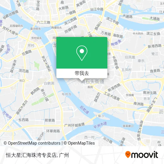 恒大星汇海珠湾专卖店地图