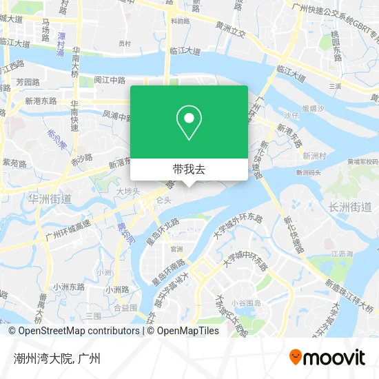 潮州湾大院地图