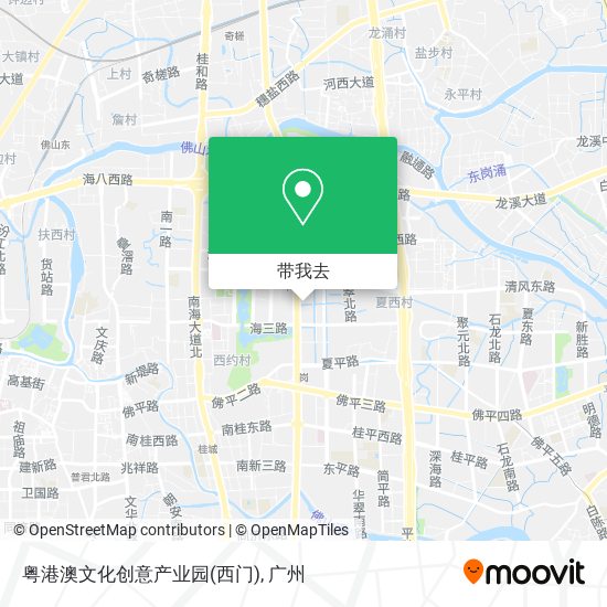 粤港澳文化创意产业园(西门)地图